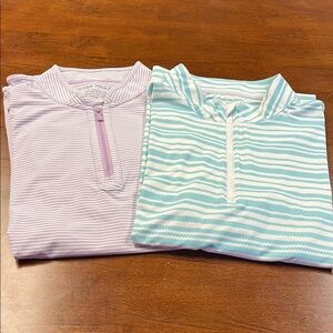 Peter Millar quarter zip tops